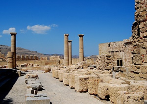 Akropolis von Lindos auf Rhodos