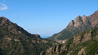 Gebirge auf  Korsika