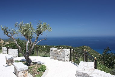 Blick auf die Küste von Sardinien