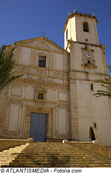 Kirche in AlcalalÃ­, Costa Blanca