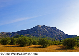 Landschaft in der Region Provence-Alpes-CÃ´te dâ€™Azur