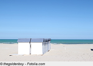 Abruzzen, Strand bei Giulianova