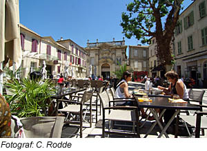 Cafe in Avignon, Provence