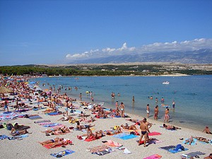 Strand an der Italienischen Adria