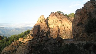 Ausblick auf Korsika