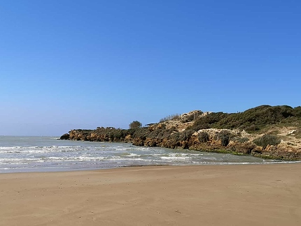 Strand bei Punta Braccetto, Sizilien