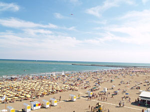 Strand in Apulien, Adria