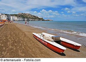Strand bei Gargano, Puglio, Adria