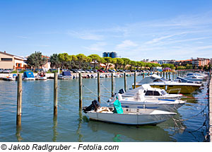 Boote in Grado, Adria