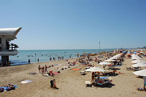 Strand bei Lignano, Adria