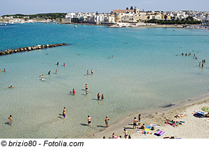 Strand bei Otranto, Adria