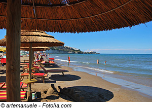 Strand bei Vieste, Rimini, Adria