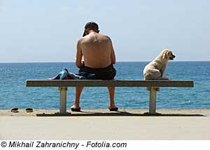 Provinz Barcelona mit Hund