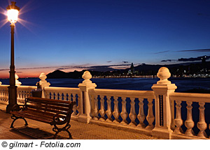 Benidorm im Abendlicht, Costa Blanca