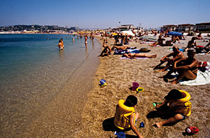 Strand in Marseille an der CÃ´te d'Azur