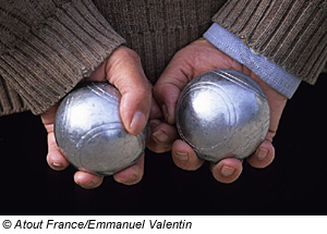 Boule Spieler in Cotignac