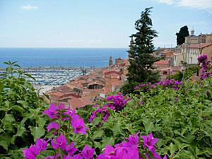 Blick auf Menton