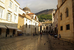 Straßen von Dubrovnik, Dalmatien