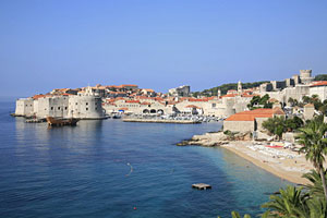 Strand bei Dubrovnik