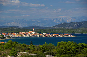 Betina auf der Insel Murter, Dalmatien