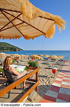 Der Strand von Lacona, Elba