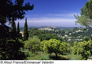 Le Rouret, Blick nach Cagnes-sur-mer