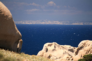 Sardinien: Blick von der Isola La Maddalena