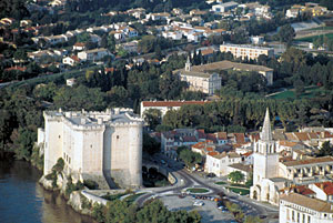 Blick auf Tarascon - Provence