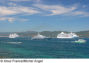 Luxusjachten bei Saint Tropez
