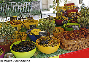 provenzalischer Markt in Saint Tropez