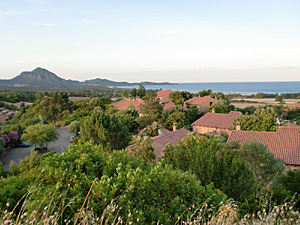 Blick auf Monte Nai, Costa Rei