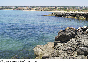 Strand bei Ragusa, Südsizilien