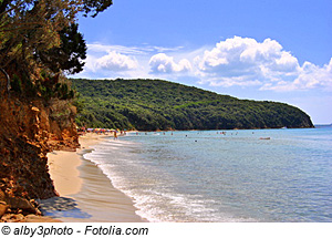 Strand von Follonica, Toskana