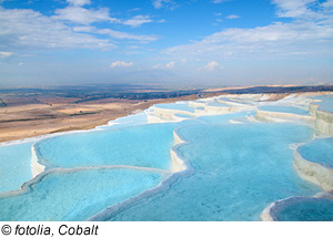 Türkei â€“ Kalksinterterassen von Pamukkale